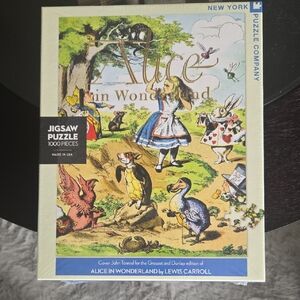 The New York Puzzle Co Alice in Wonderland Jigsaw Puzzle NEW Unopened.